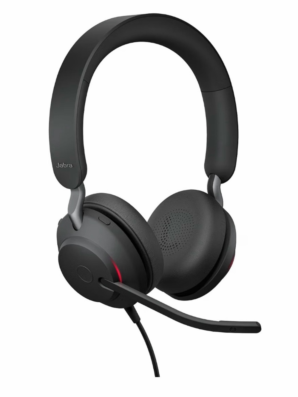 Jabra Evolve2 40 SE Wired Stereo Noise-Cancelling Headset - USB-C Cable